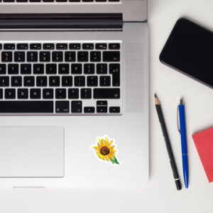 Sunflower sticker